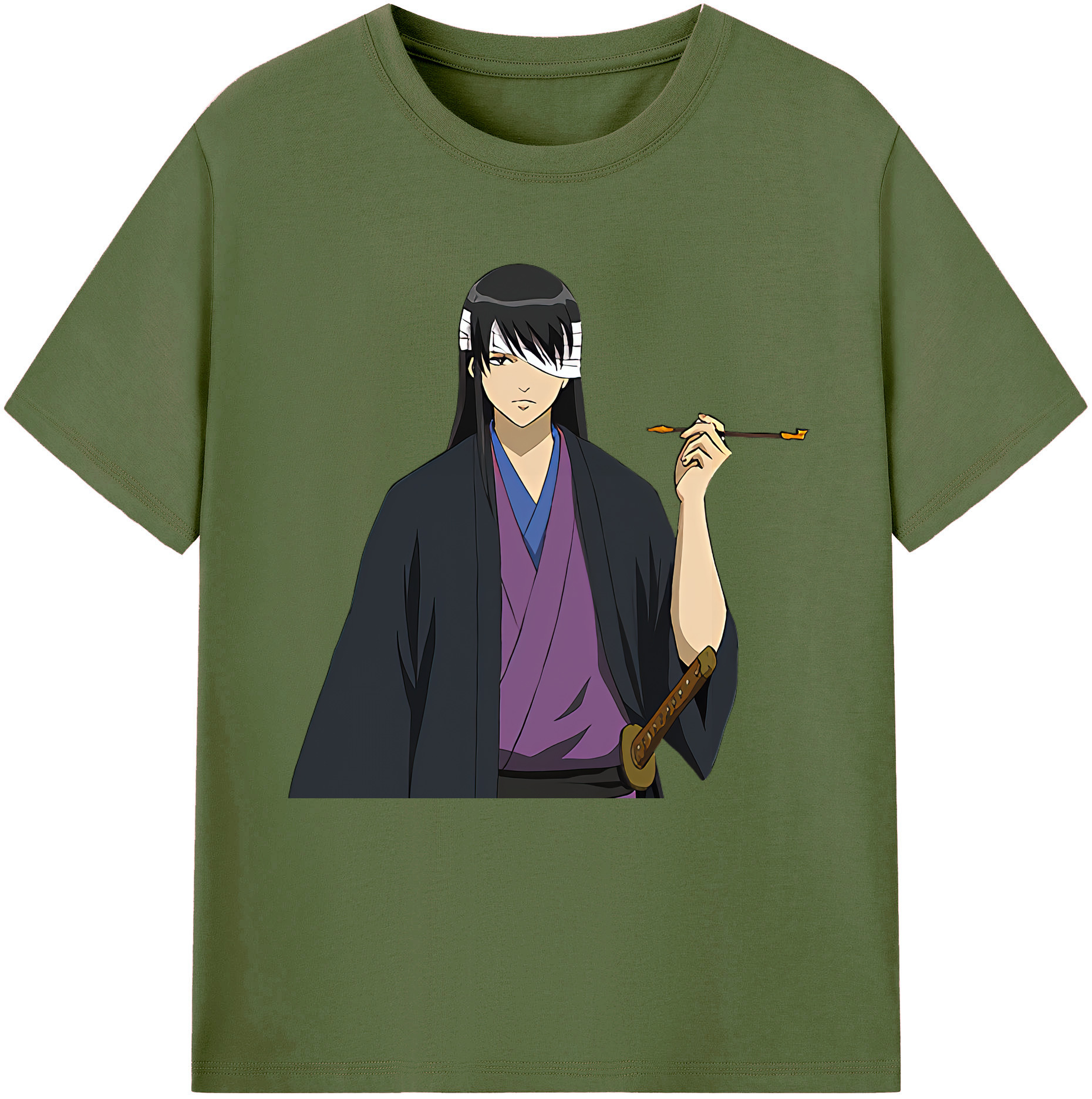 （画像用） ぎんたま 坂田銀時（さかたぎんとき） 神楽 志村新八（しむら しんぱち） GINTAMA Sakata Gintoki Kagura Shimura Shinpachi 綿100％半袖Tシャツ（フロントプリント）